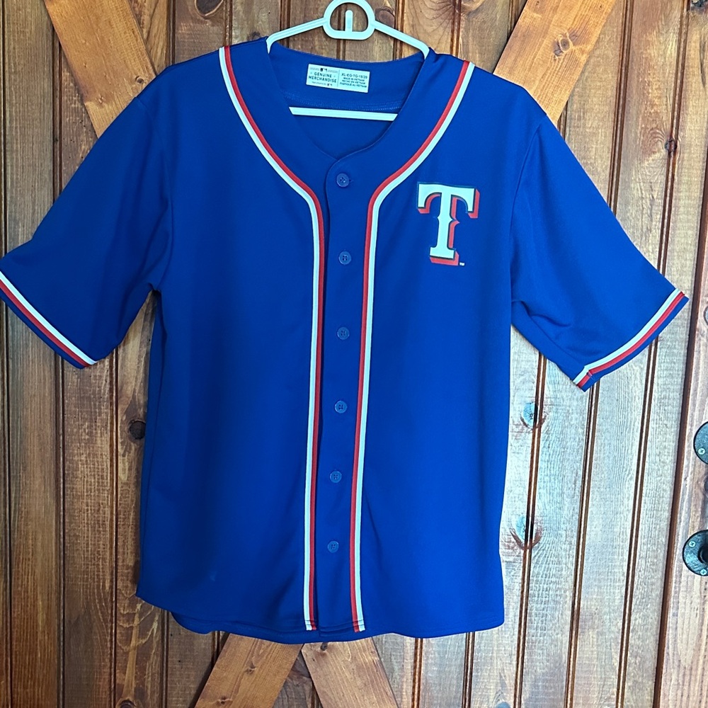 Kids Blue Baseball Jersey